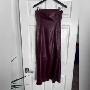 4th Reckless Faux Leather Dress
